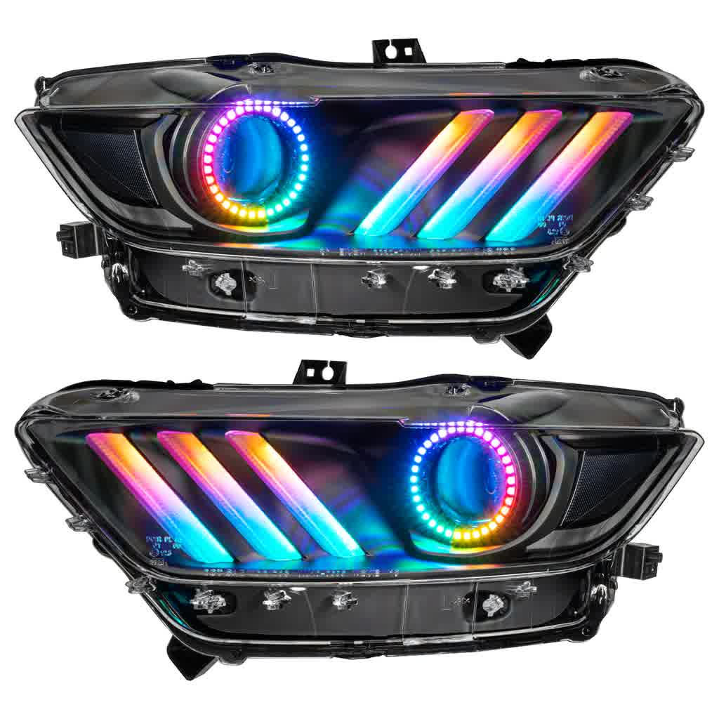 Wallpaper #IGdOAZMBSpphPi3-xqpU6 Oracle LED Projector Headlights Ford Mustang V6gt 15 17 GT350 Gt500