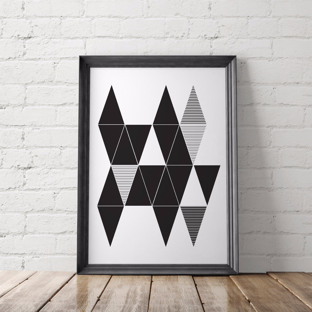 Wallpaper #_7g21pIBJvJKYCmEItw-201 Abstract Triangles Art Printable No 1 Little Gold Pixel