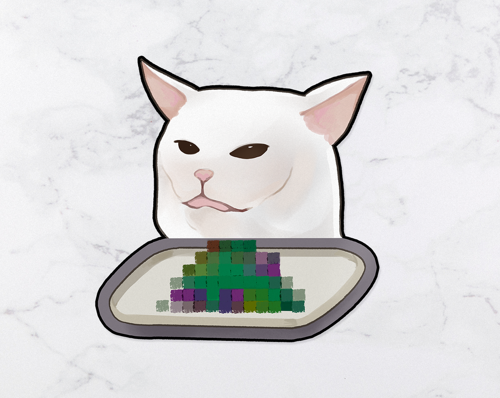 Wallpaper #lGeUCZMBSpphPi3-fNDx243 Salad Cat Meme 3 Sticker Smudge the Cat Woman Yelling at Cat Di
