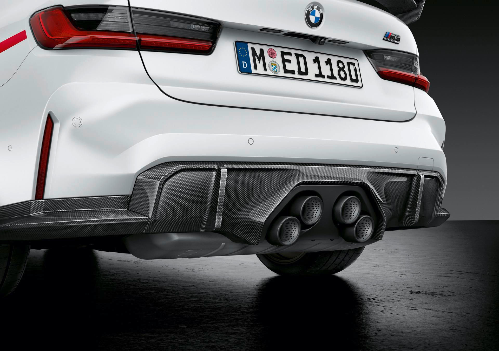 Wallpaper #D2et95IBSpphPi3-Cof0382 Genuine BMW G80 G82 M Performance Carbon Fibre Rear Bumper Diffuser M3