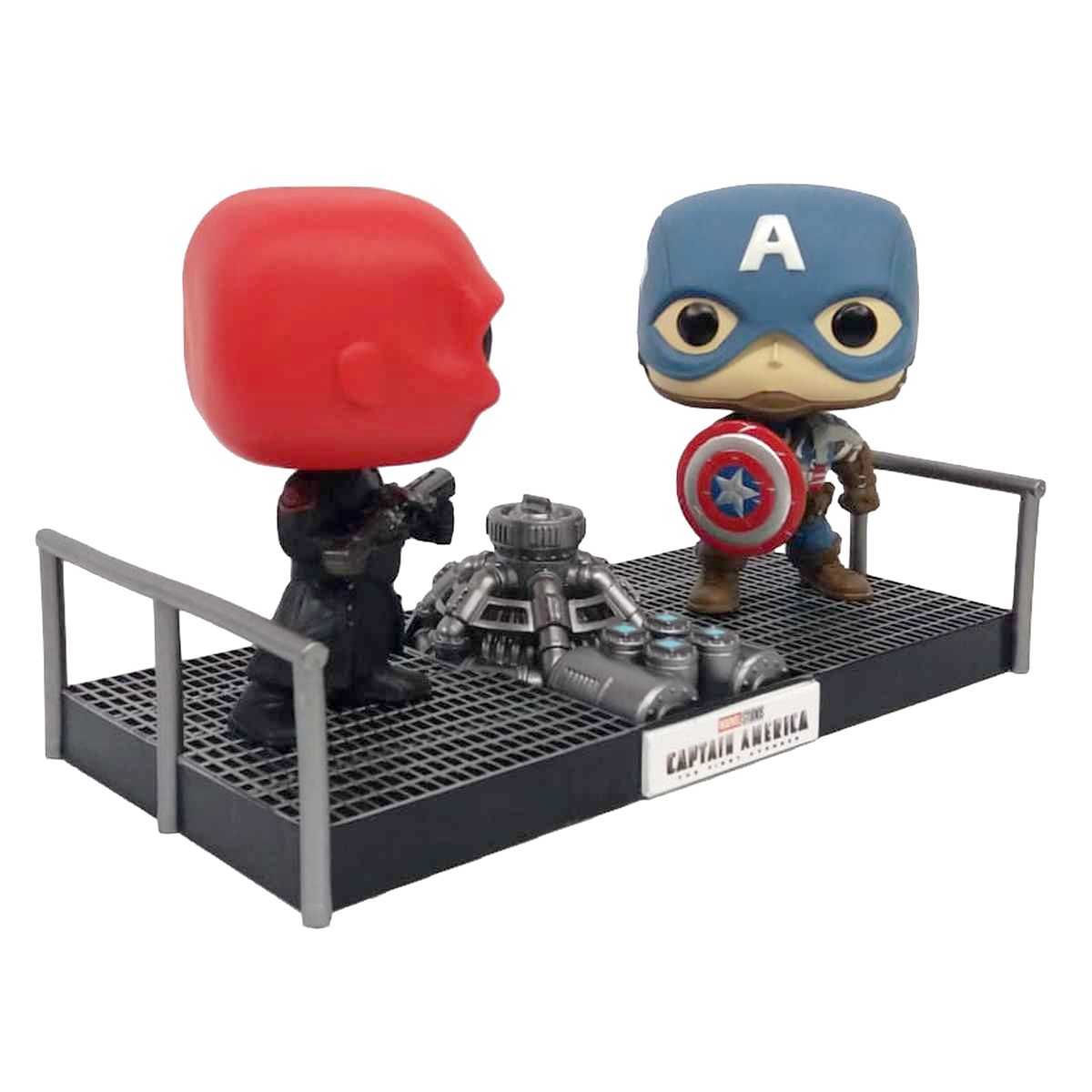 Wallpaper #vWfWEJMBSpphPi3-LPSt379 Funko Pop Movie Moments Red Skull vs Captain America Vinyl Figure