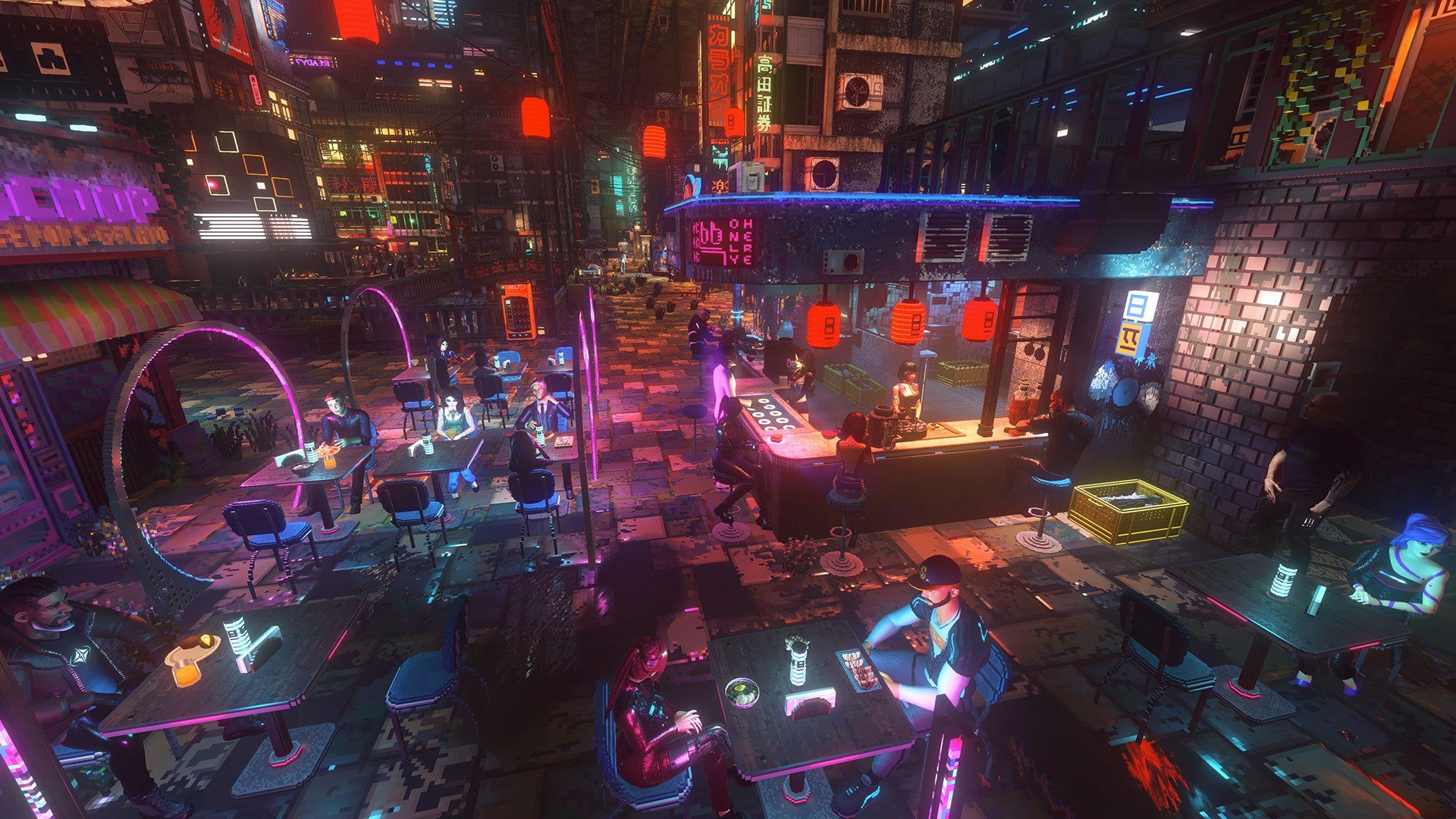 Wallpaper #1QDL344BSdW8dNou4wrC42 Nivalis Looks Like a Cyberpunk Stardew Valley Where You Can Run a Bar