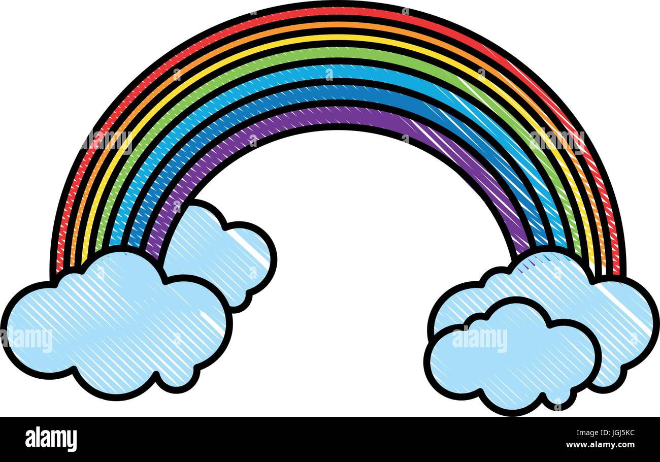Wallpaper #_2eP9ZIBSpphPi3-1n_c127 Rainbow Vector Illustration Stock Vector Image Art Alamy