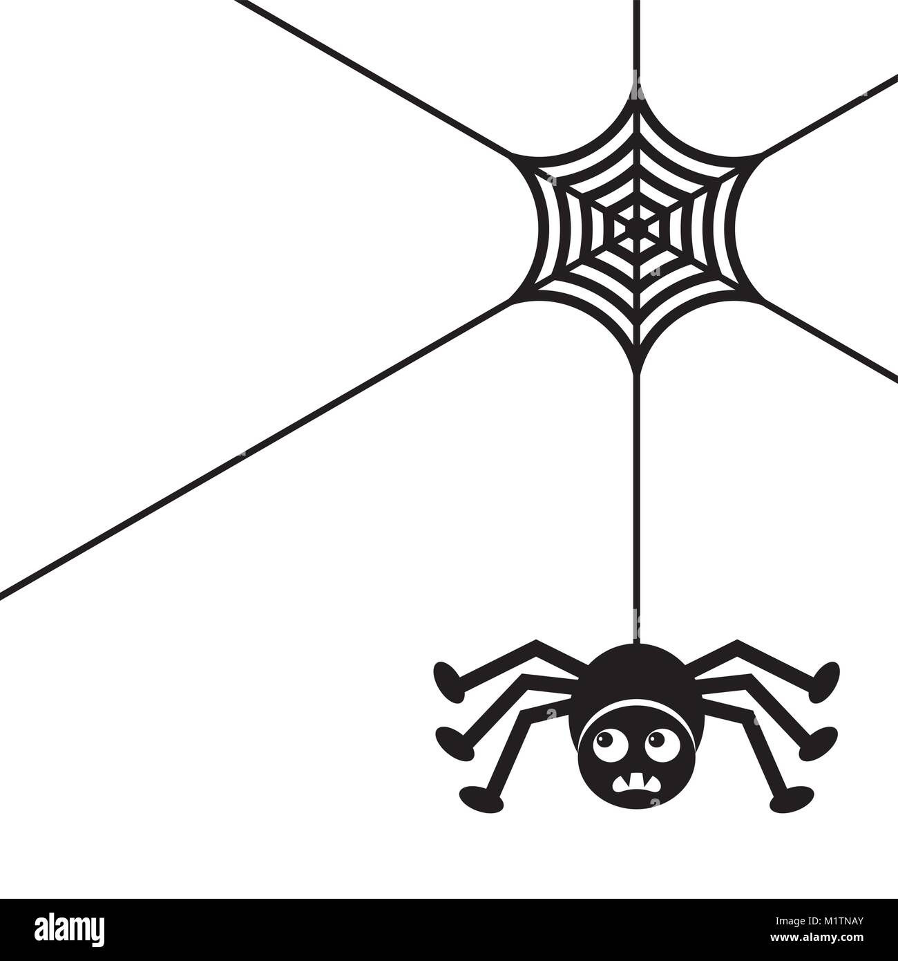 Wallpaper #RPS3OZMBKFX8bn3r6ncE273 Black Vector Spider Web with Scary Spider Isolated Stock Vector Image