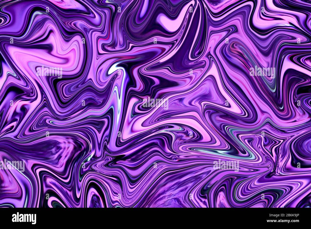 Wallpaper #676fa Dark Purple Turquoise Paint Stains Mixing Liquid 4K HD Turquoise