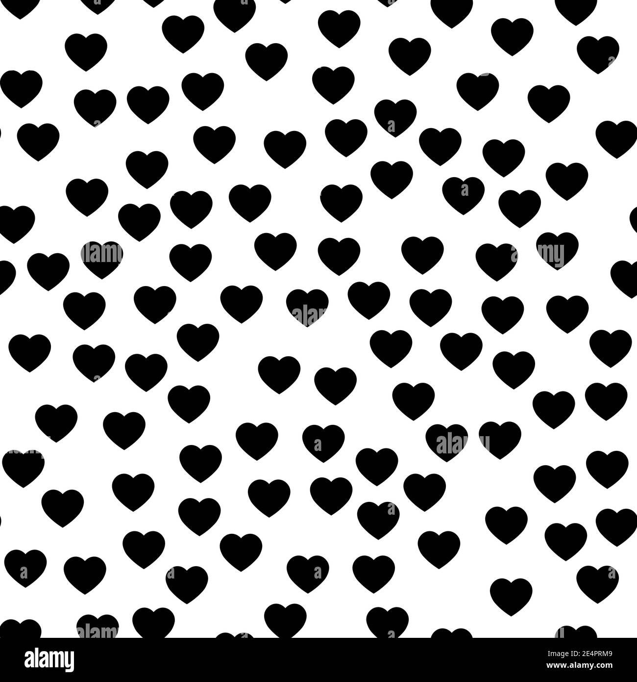 Wallpaper #Tmd395IBSpphPi3-tobx434 Black Heart Silhouettes Seamless Pattern Random Scattered Hearts