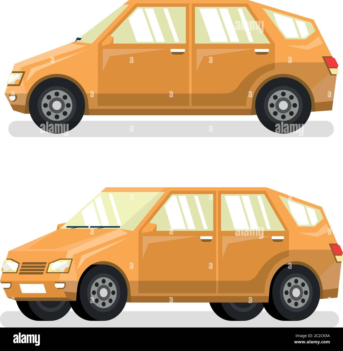 Wallpaper #60421 Yellow Mini Car Cartoon Vector Illustration 1910070 Vector Art at Vecteezy