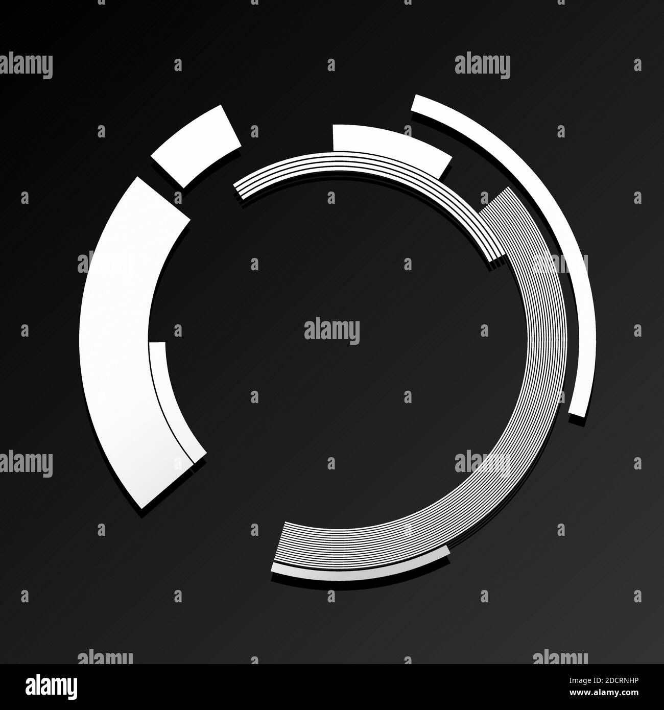Wallpaper #WGh6GZMBSpphPi3-IxeB422 Geometric Sci Fi Cybernetics Cyber Segmented Circle Ring Design