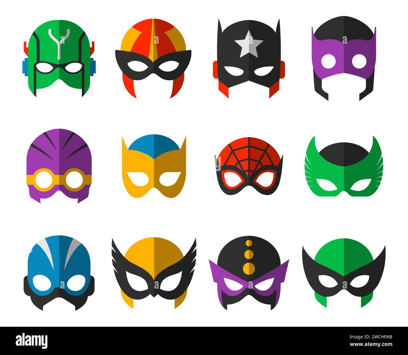 Wallpaper #m2fSBJMBSpphPi3-n7nR16 Super Hero Masks Set Superhero Face Masque and Masking Cartoon