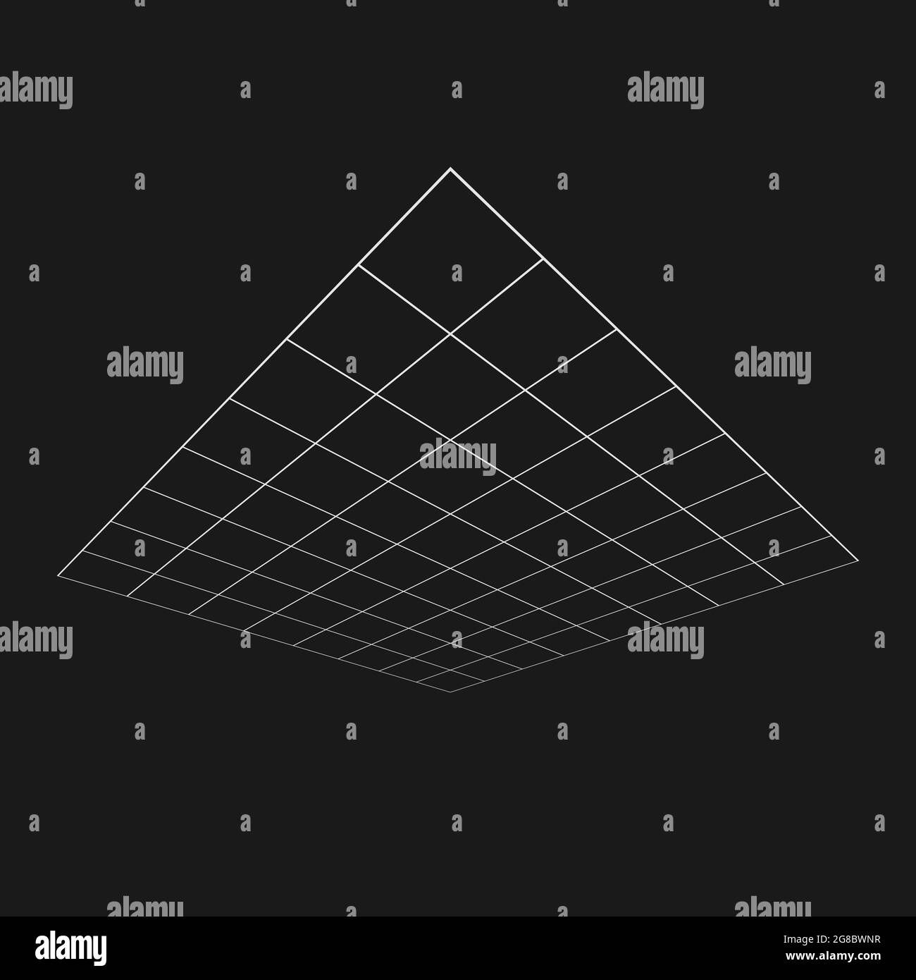 Wallpaper #MGdF-JIBSpphPi3-LInZ179 Retrofuturistic Perspective Ceiling Grid at an Angle Cyberpunk Design
