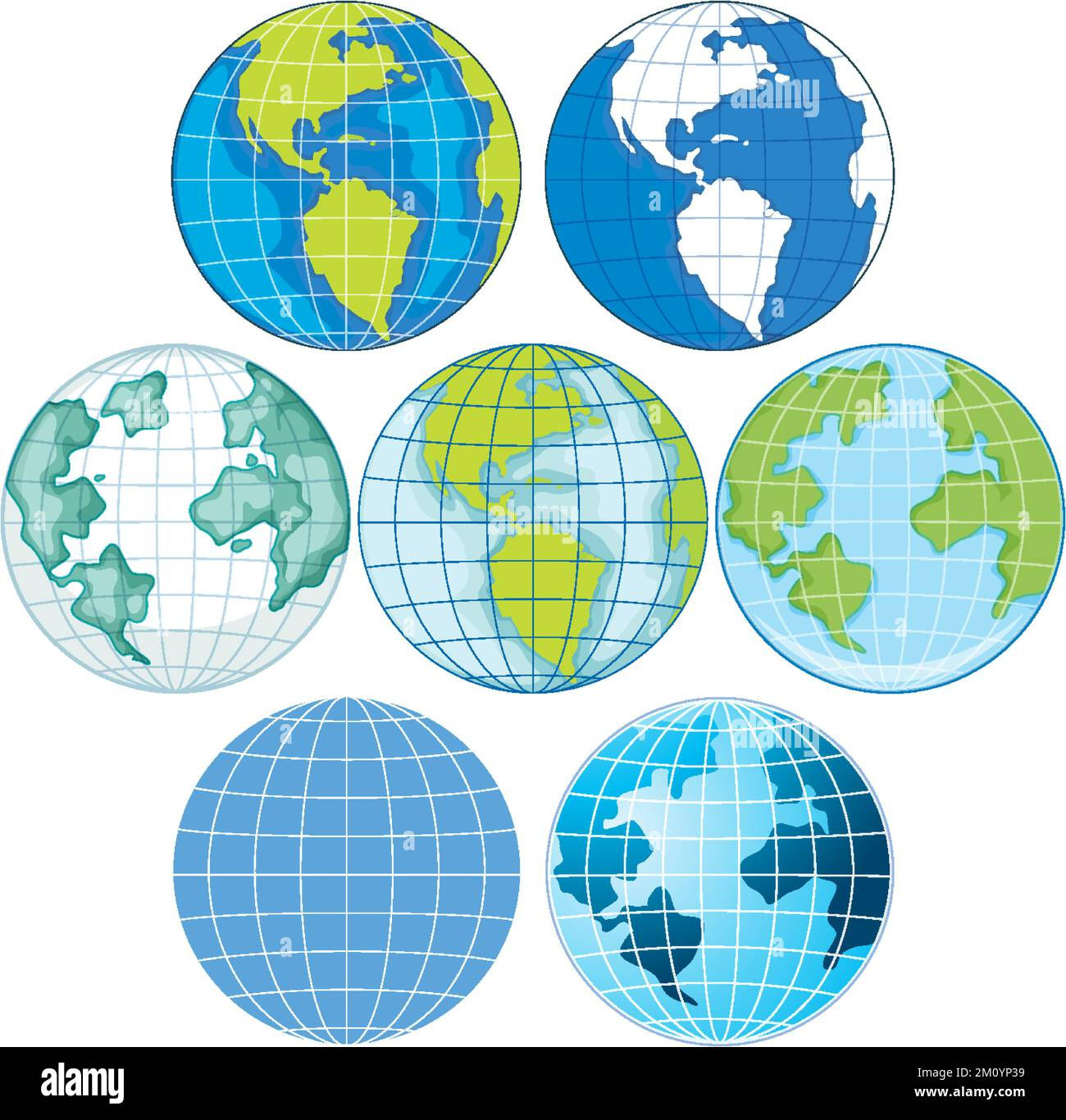 Wallpaper #BGcT6pIBSpphPi3-TUVE258 Set of Earth Globes Isolated Illustration Stock Vector Image Art Alamy