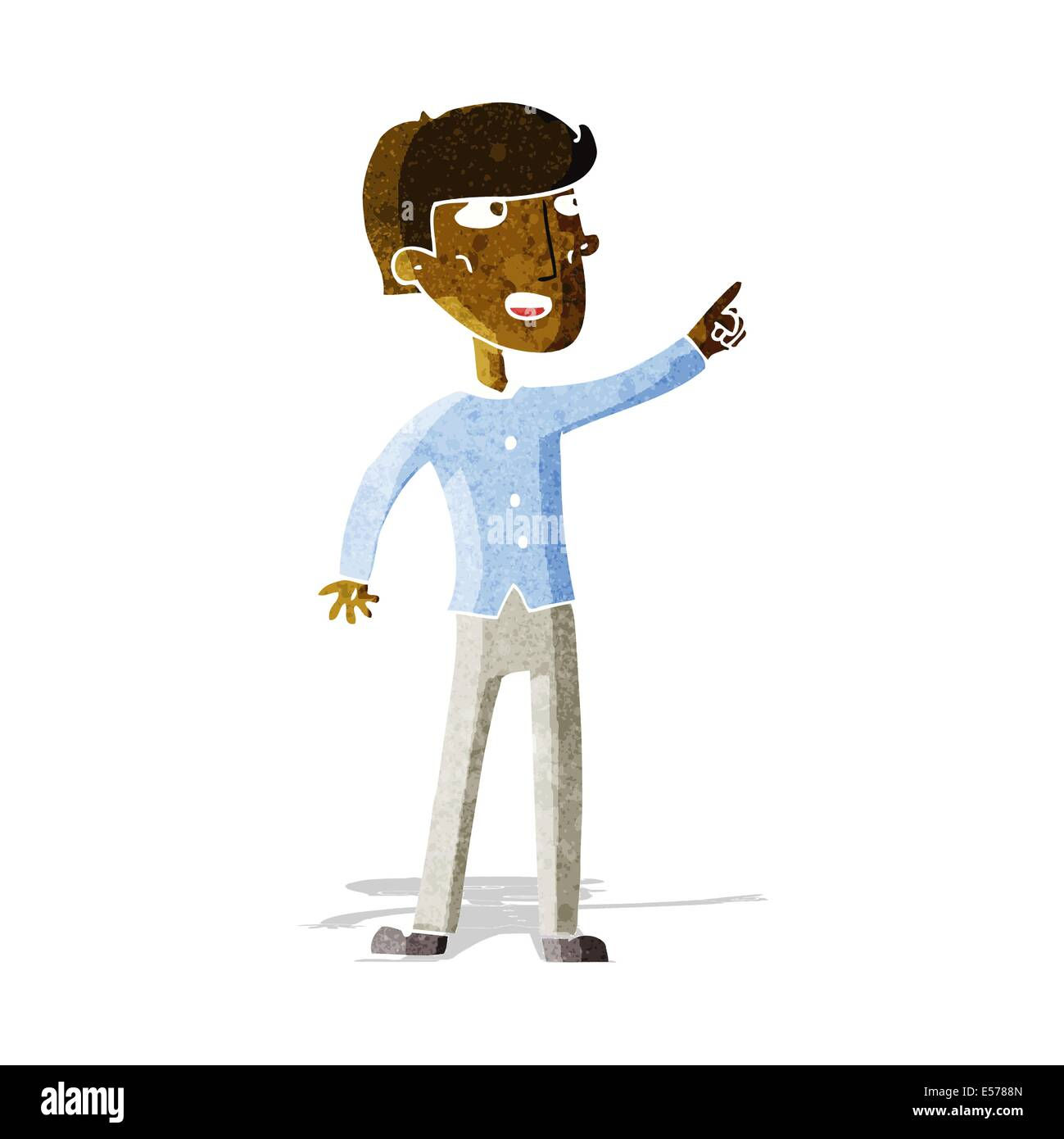 Wallpaper #k2eg8pIBSpphPi3-sXFs107 Cartoon Man Pointing the Way Stock Vector Image Art Alamy