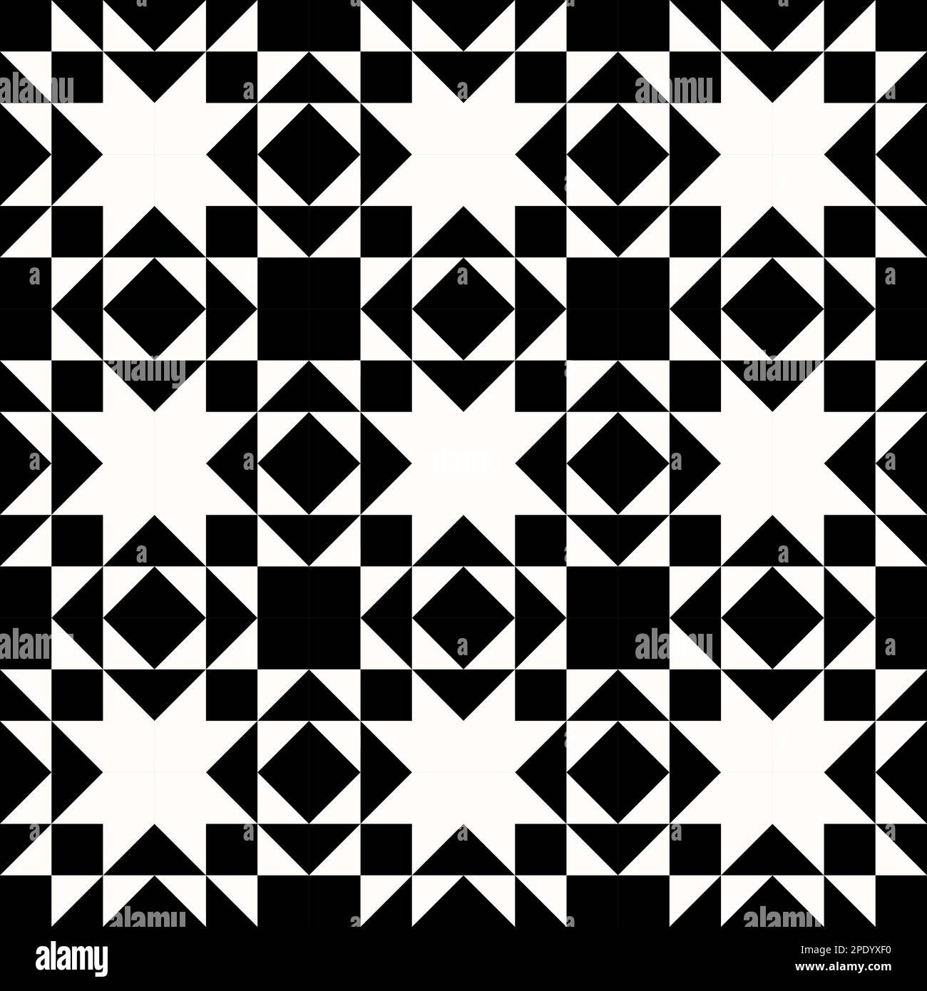 Wallpaper #Dbiz25IBJvJKYCmE9fje280 Black and White Abstract Geometric Quilt Pattern High Contrast