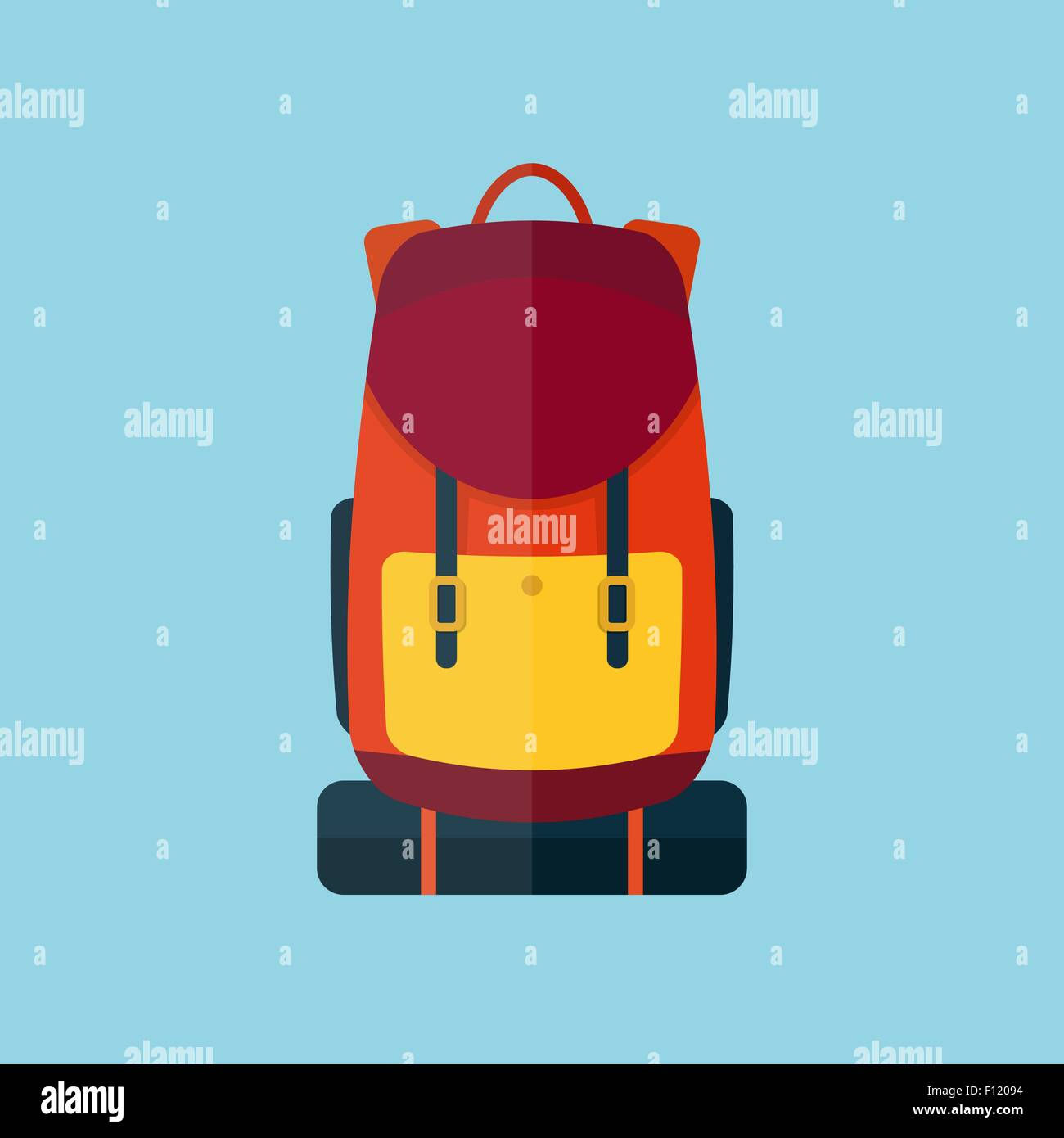 Wallpaper #f1329 Download Sketch of a Rucksack Backpack Isolated on White Background