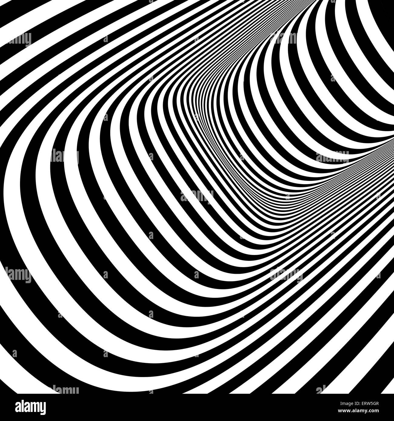 Wallpaper #v2f5DpMBSpphPi3-6exg243 Black and White Abstract Striped Background Optical Art 3D Vector
