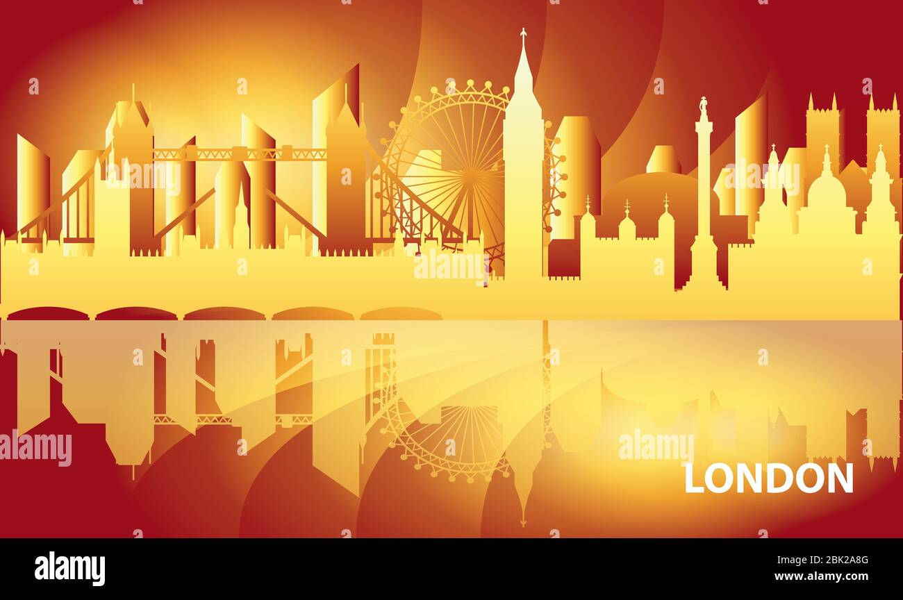 Wallpaper #2WigFZMBSpphPi3-egh-392 London Skyline Illustration Hi Res Stock Photography and Images Alamy