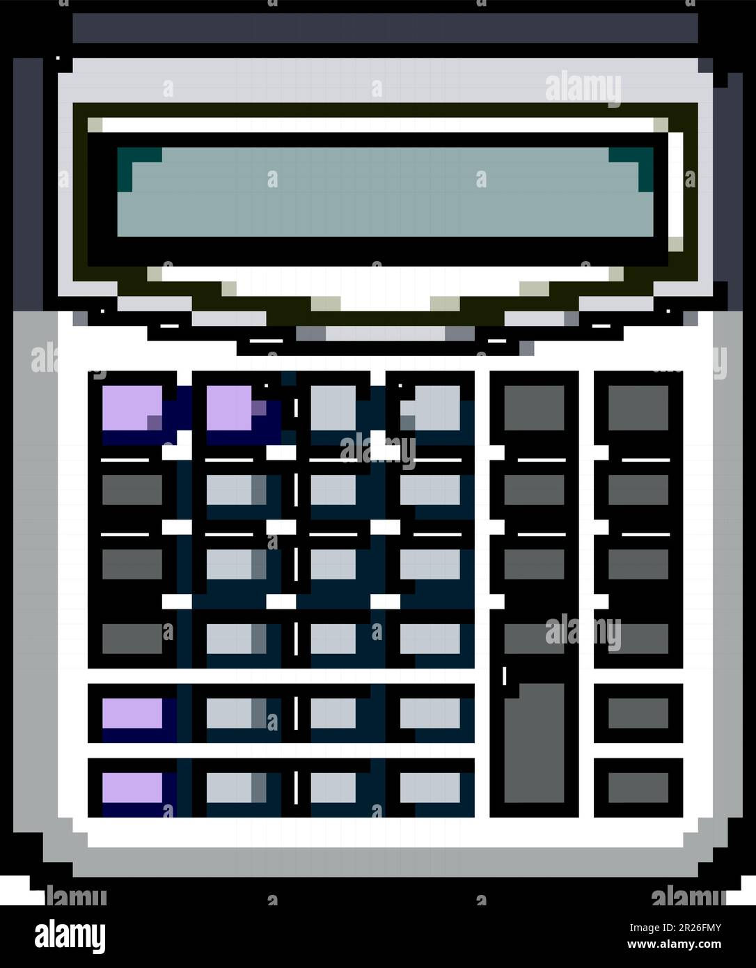 Wallpaper #XmepBpMBSpphPi3-QcIQ32 Bank Calculator Device Game Pixel Art Vector Illustration Stock Vector
