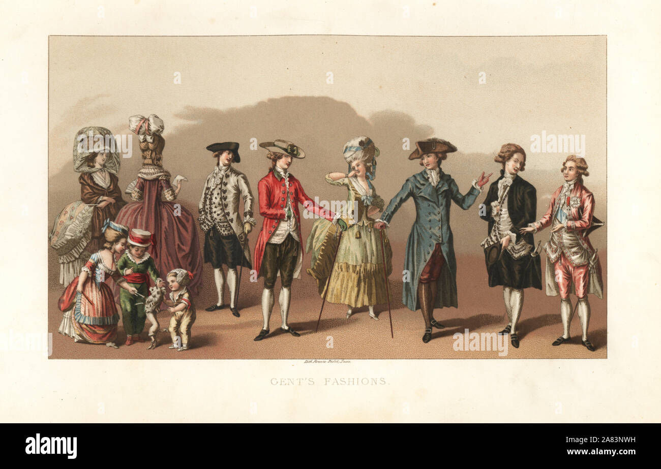 Wallpaper #0mhRFJMBSpphPi3-GgPw375 Fashionable French Dandies in the Gentlemens Frock Coats and Breeches