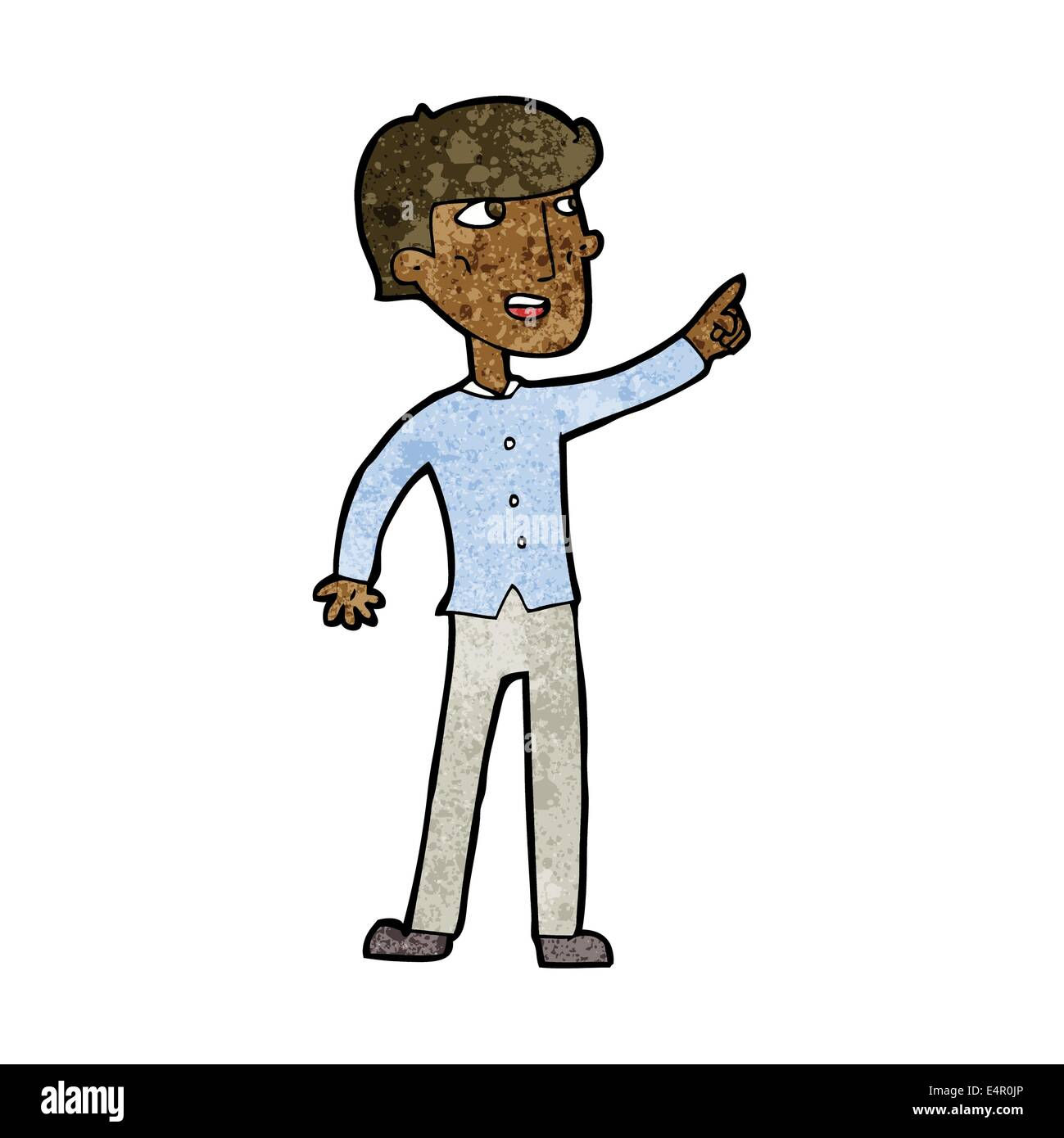 Wallpaper #k2eg8pIBSpphPi3-sXFs58 Cartoon Man Pointing the Way Stock Vector Image Art Alamy