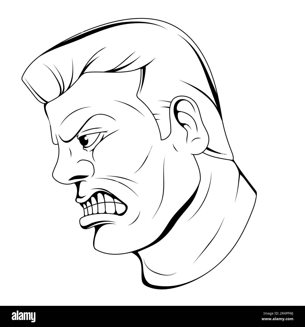 Wallpaper #-ECKMJMBJhL2WPbawMFj418 Evil Man Vector Illustration of a Sketch Evil Sinister Man Super