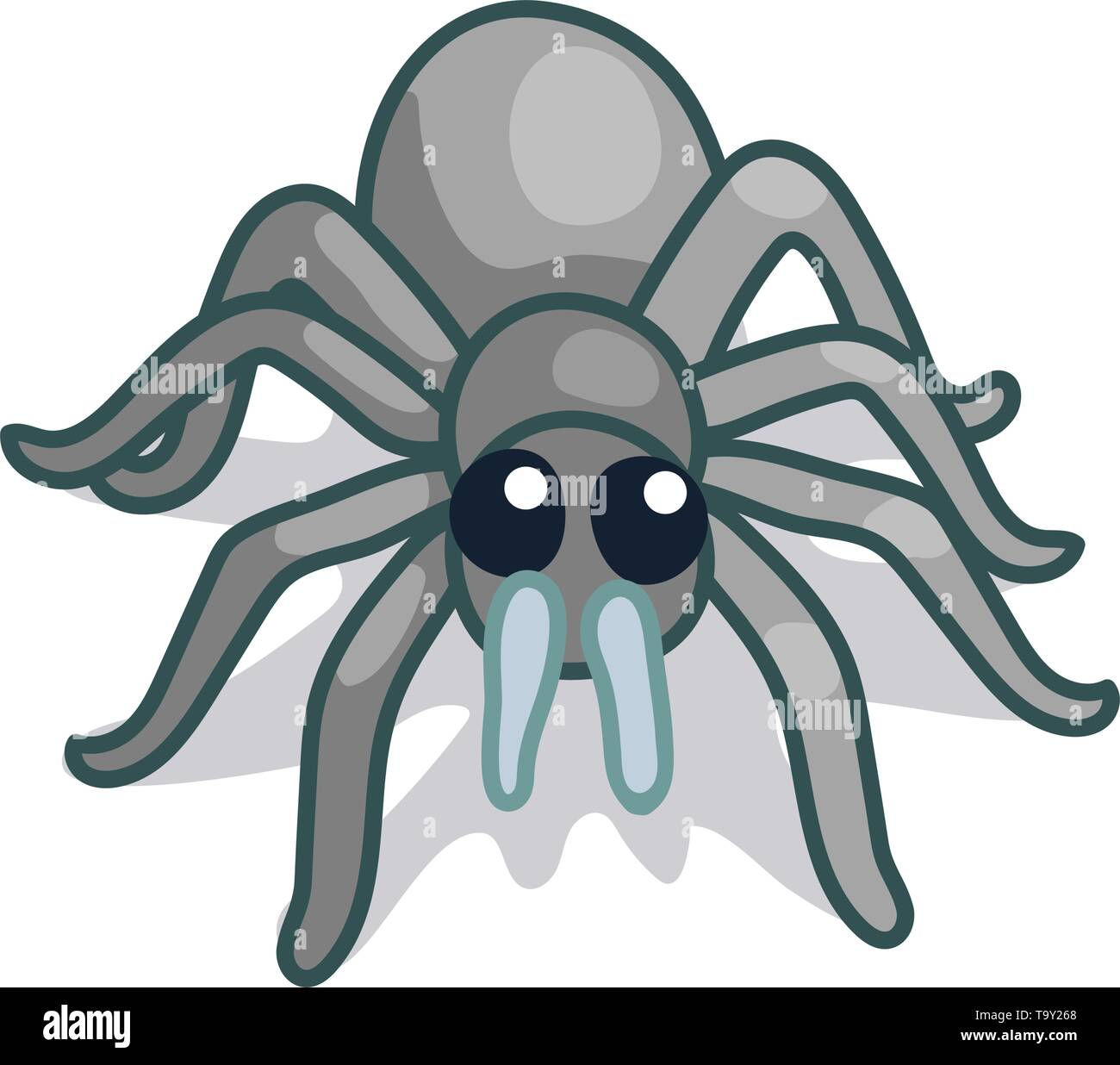 Wallpaper #46455 Brown Spider Cartoon Isolated Illustration Stock Vector Image Art Alamy