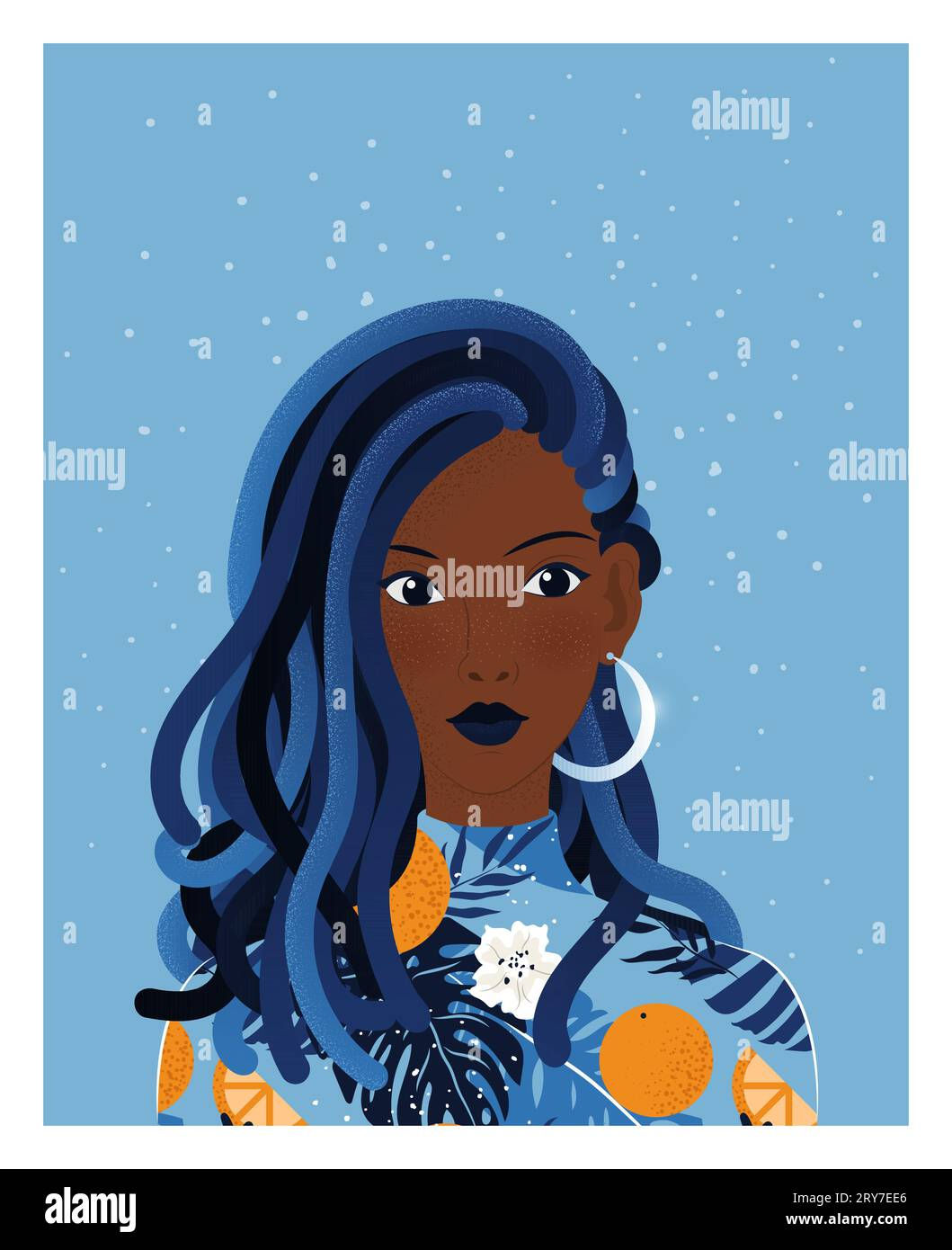 Wallpaper #1WhoJJMBSpphPi3-ETjA374 Dreadlocks Girl African Stock Vector Images Alamy
