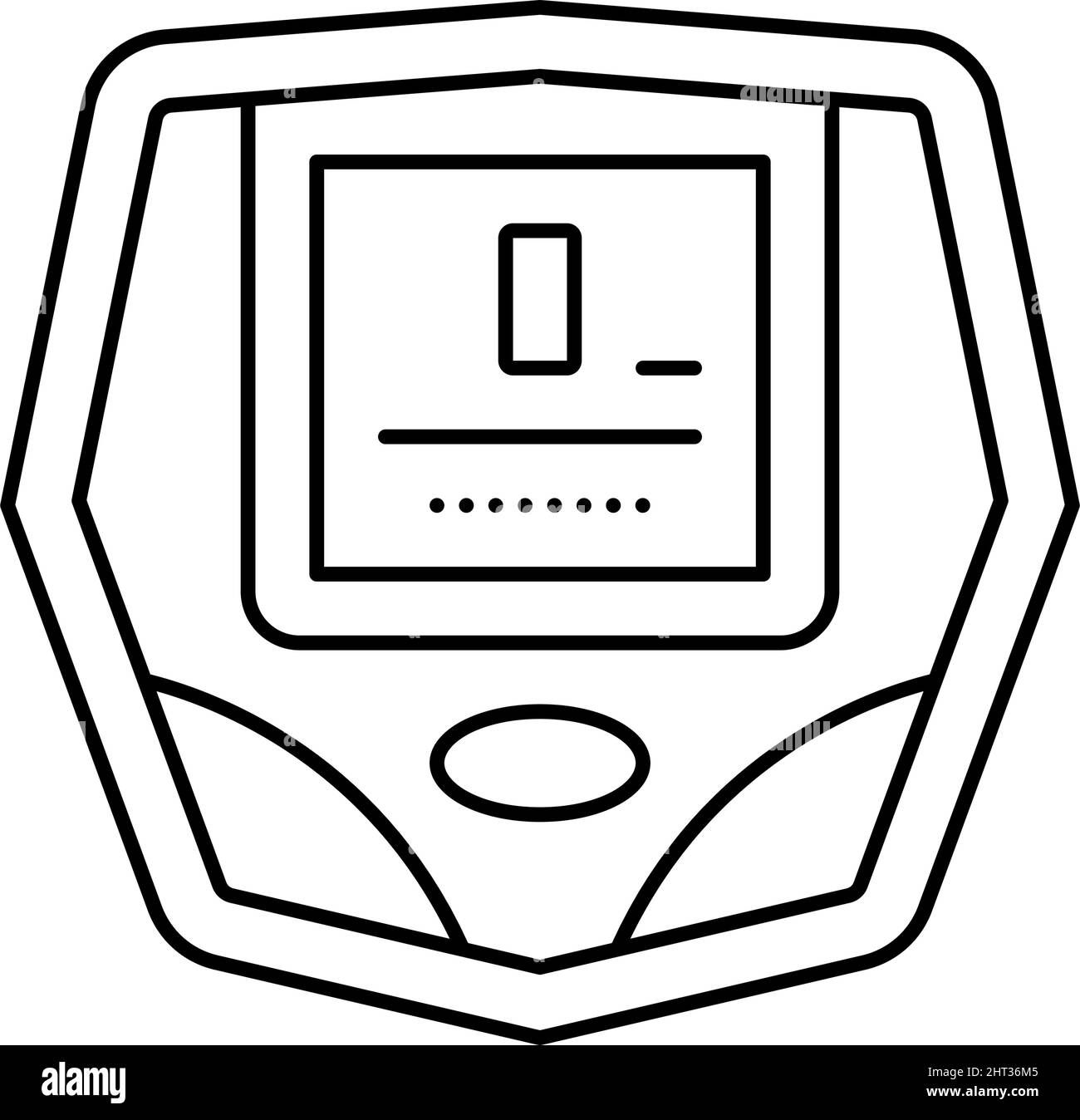 Wallpaper #BB1MLZMBlOZrFDOkY9AK242 Cyclometer Bike Device Line Icon Vector Illustration Stock Vector Image