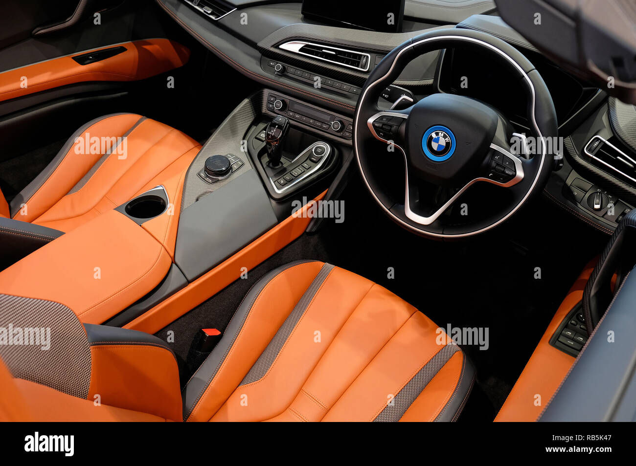 Wallpaper #oWgVF5MBSpphPi3-cA13157 BMW i8 Roadster Sports Car Interior Stock Photo Alamy