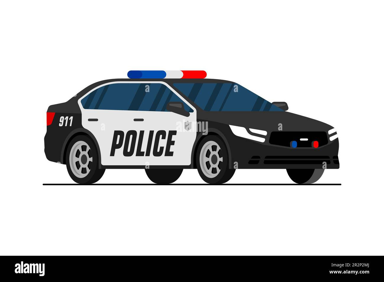Wallpaper #kWidIpMBSpphPi3-uDN4323 Black Police Sedan Car City Patrol Automobile Front Side View Cop