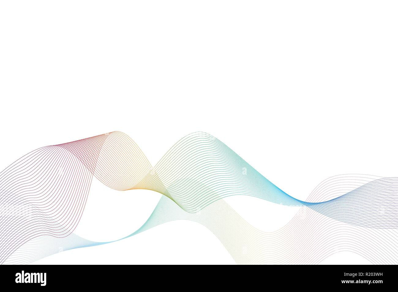 Wallpaper #A23NaZcBycdYOYFT2nGj148 Abstract Background Waves in Rainbow Colors Vector Illustration Eps10