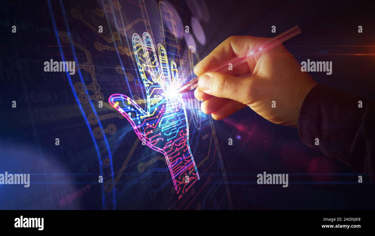 Wallpaper #2f-aZ5MB3lSXT3zUluJX121 Cyber Hand Project Creating Abstract Concept of Advanced Cybernetic