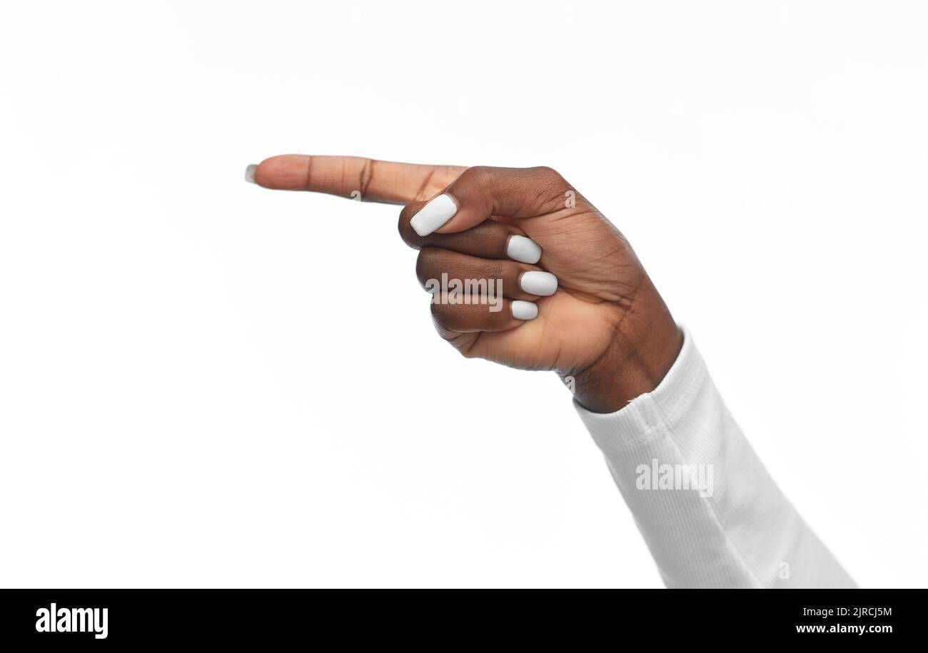 Wallpaper #AGcI75IBSpphPi3-VmDL256 Hand of African American Woman Pointing Finger Stock Photo Alamy