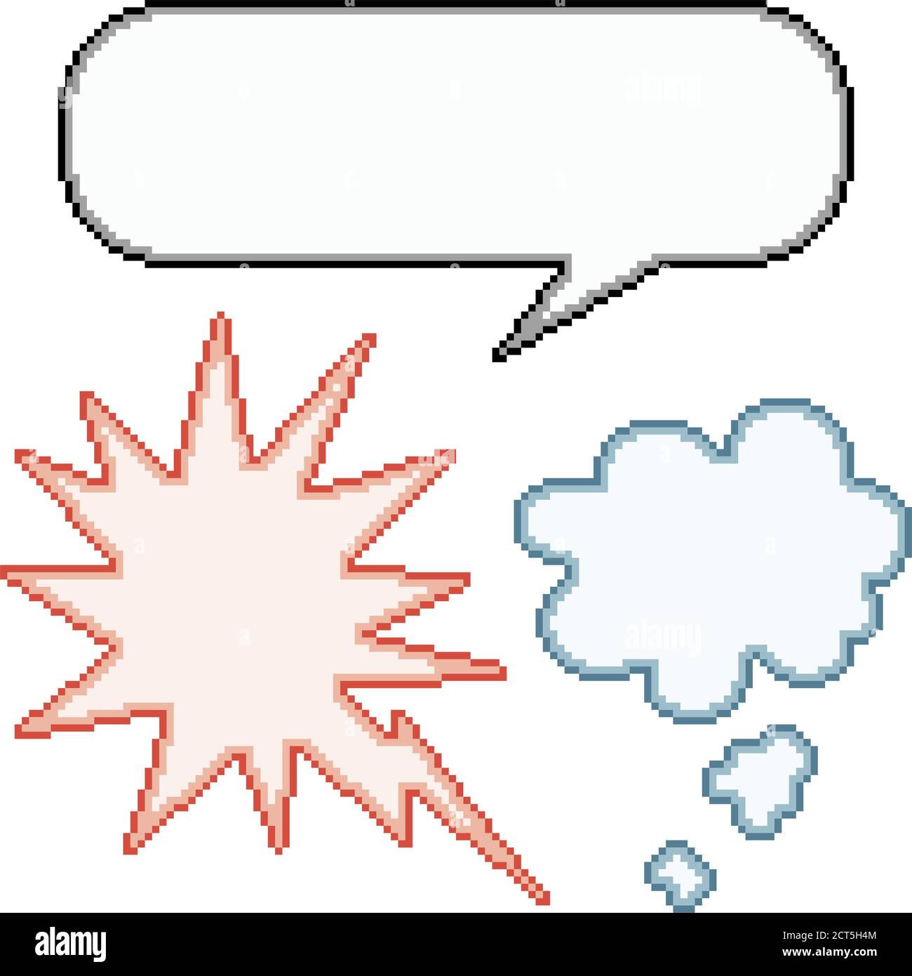 Wallpaper #a0D6MJMBJhL2WPbaiMSr293 Pixel Art Set Isolated Commic Balloon Stock Vector Image Art Alamy