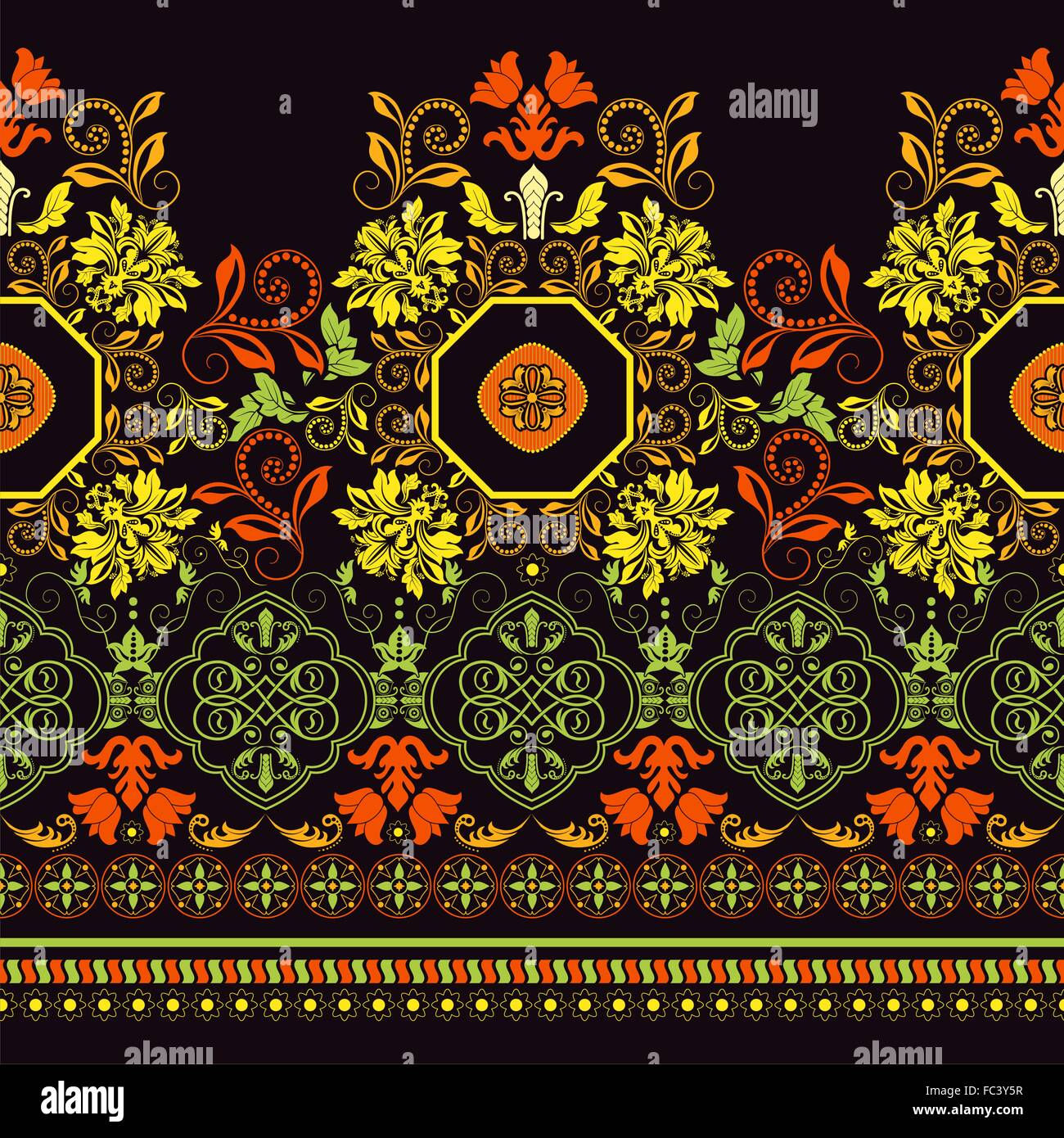 Wallpaper #sx3sLJMBlOZrFDOktMwy29 Bright Colorful Striped Floral Pattern Stock Vector Image Art Alamy