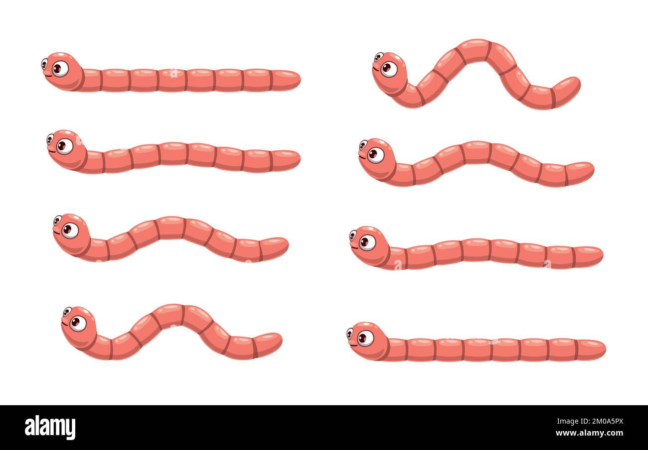 Wallpaper #vmczCZMBSpphPi3-o86c211 Animated Cartoon Funny Worm Animation of Crawl Earthworm Happy Animal