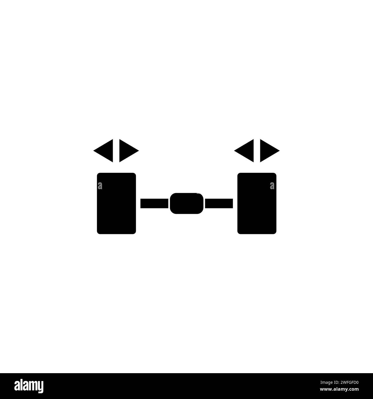 Wallpaper #-mfD-pIBSpphPi3-8JEf141 Car Rear Axle Tire Width Flat Vector Icon Simple Solid Symbol
