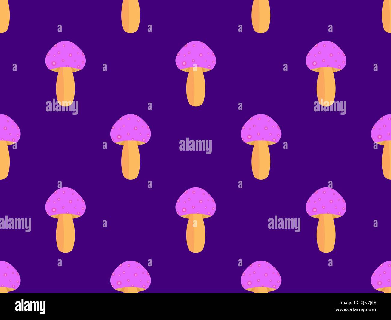 Wallpaper #fmeh-pIBSpphPi3-95Fq498 Mushrooms Seamless Pattern Mushrooms on a Purple Background Design