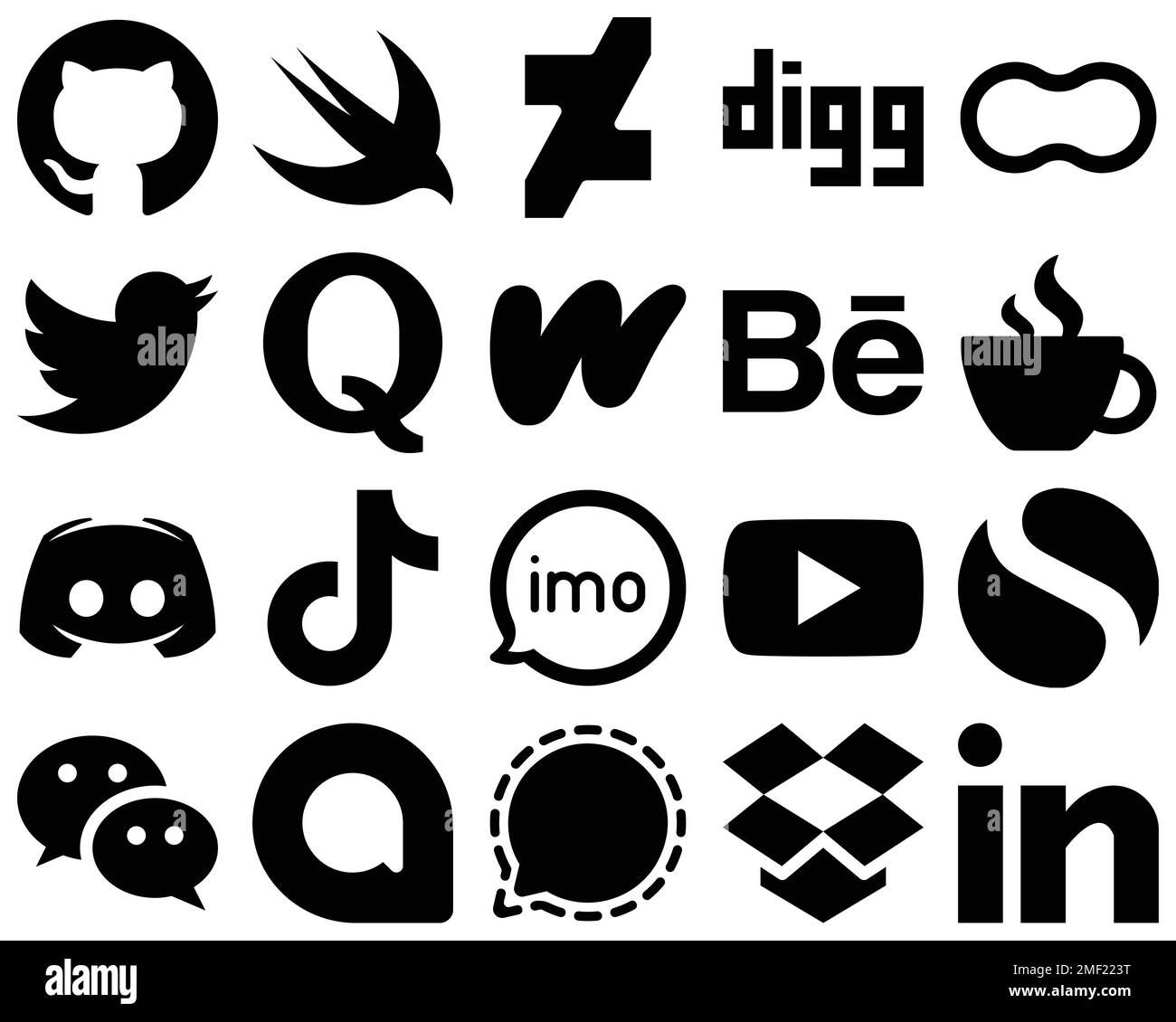 Wallpaper #q2eo85IBSpphPi3-BHbl39 Discord Icon Black and White Stock Photos Images Alamy