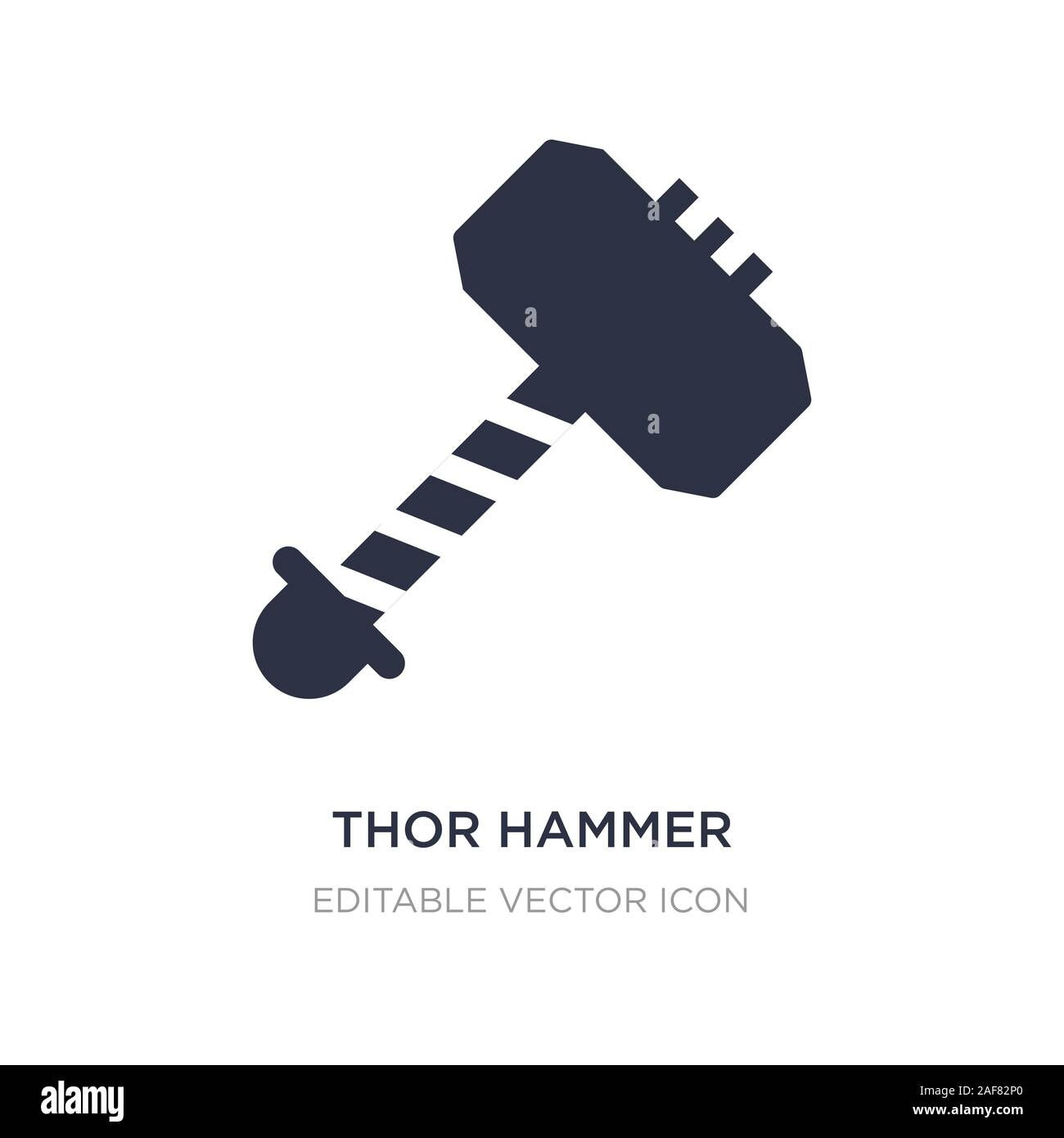 Wallpaper #67jj3JIBJvJKYCmEyv3137 Thor Hammer Icon on White Background Simple Element Illustration from