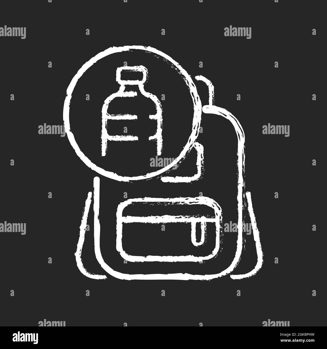 Wallpaper #f1329 Download Sketch of a Rucksack Backpack Isolated on White Background