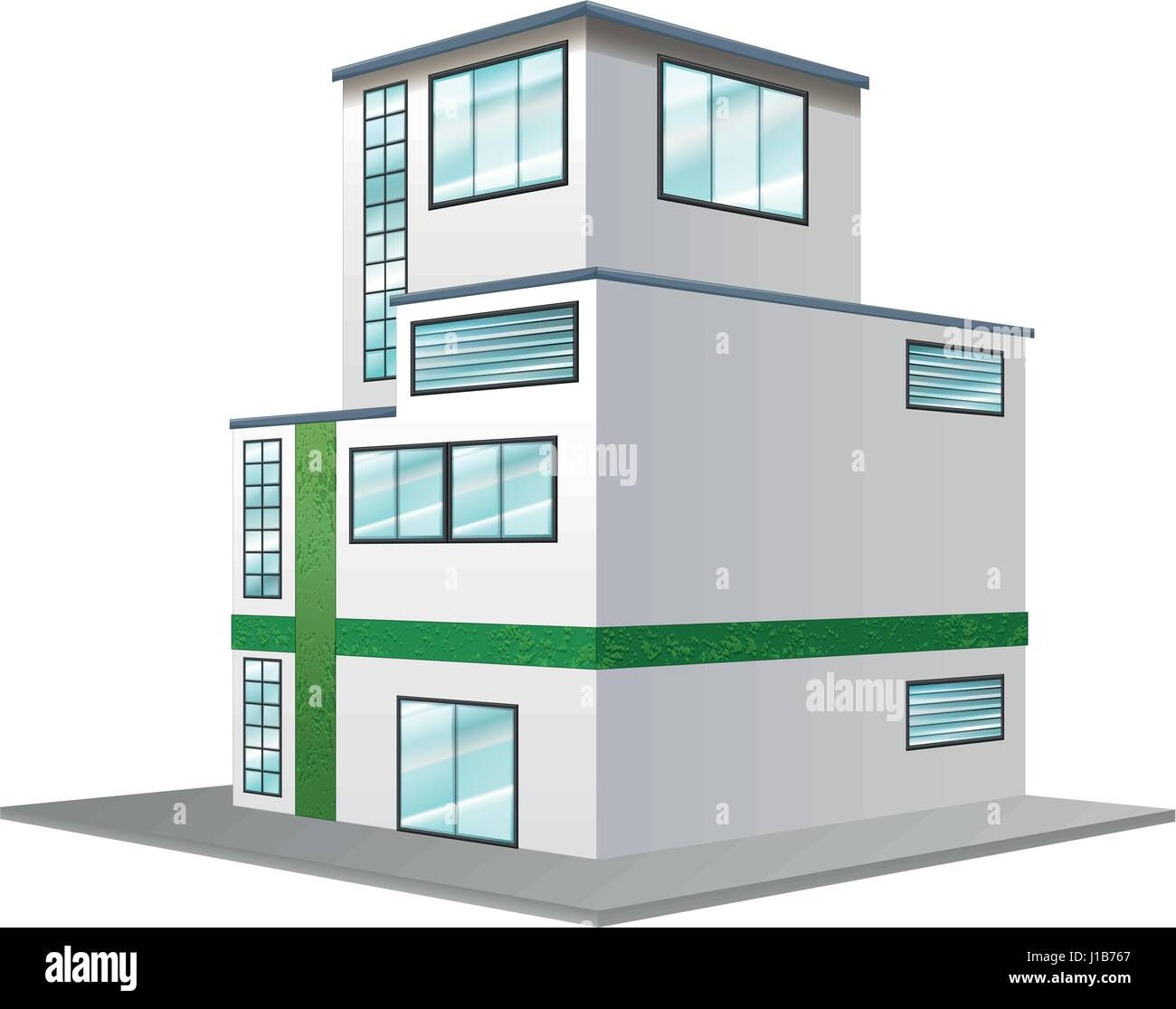 Wallpaper #aWfA6pIBSpphPi3-sEia250 3D Design for Modern Building Illustration Stock Vector Image Art Alamy