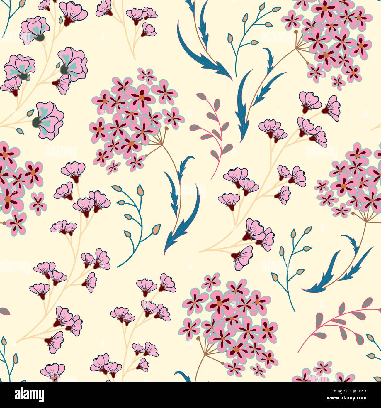 Wallpaper #pWfB7pIBSpphPi3-dF4W201 Floralspattern Stock Vector Images Alamy