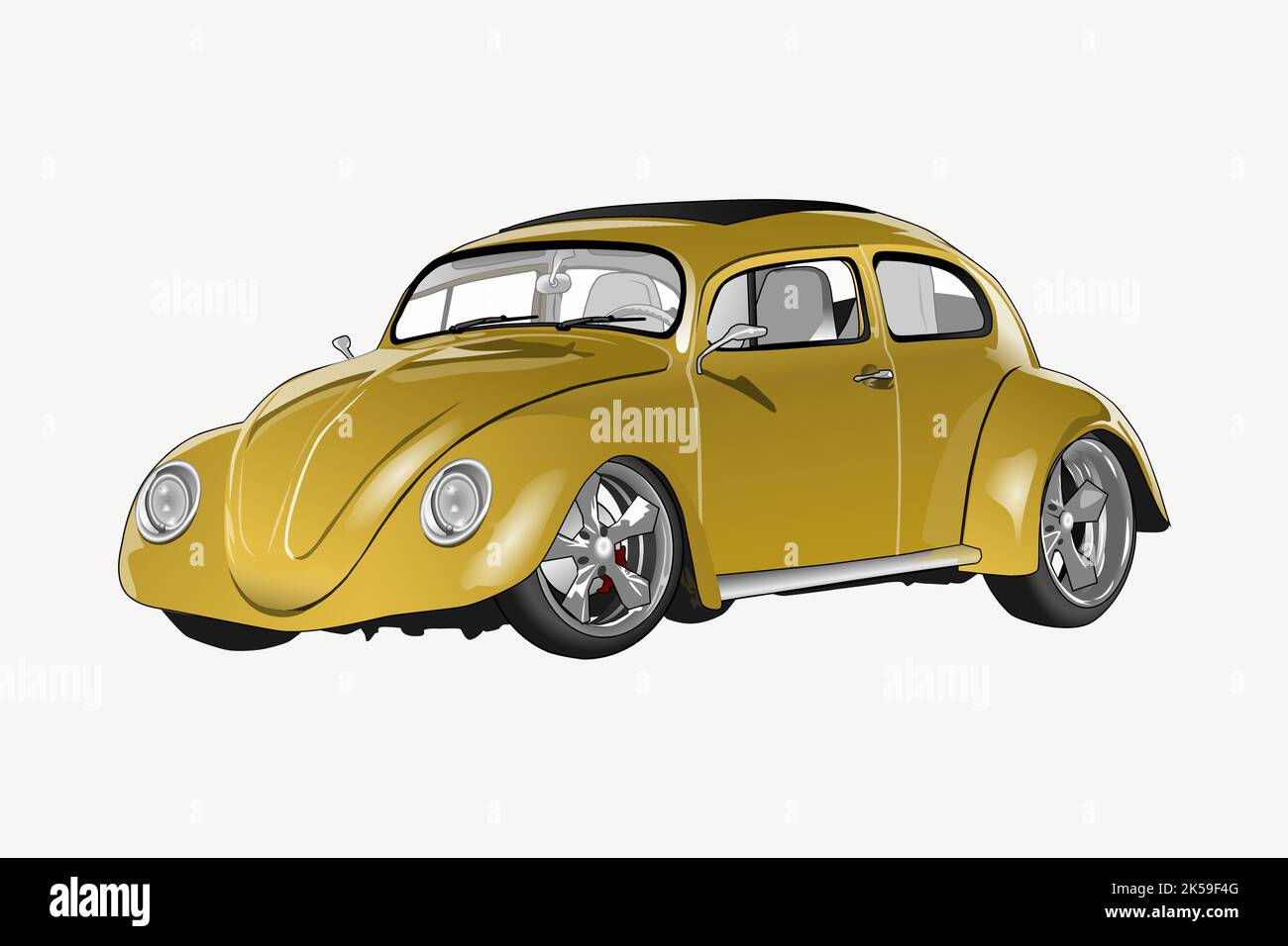 Wallpaper #60421 Yellow Mini Car Cartoon Vector Illustration 1910070 Vector Art at Vecteezy