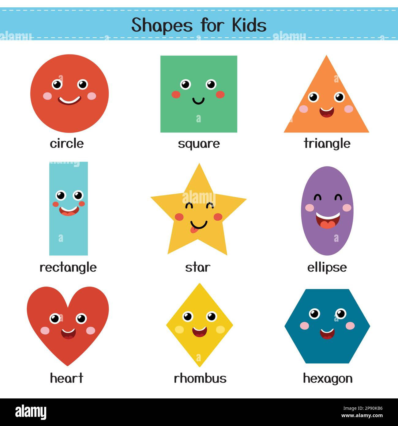 Wallpaper #jmiMFZMBSpphPi3-4wjh189 Cute Shapes for Kids Poster Learning Basic Geometric Shapes with