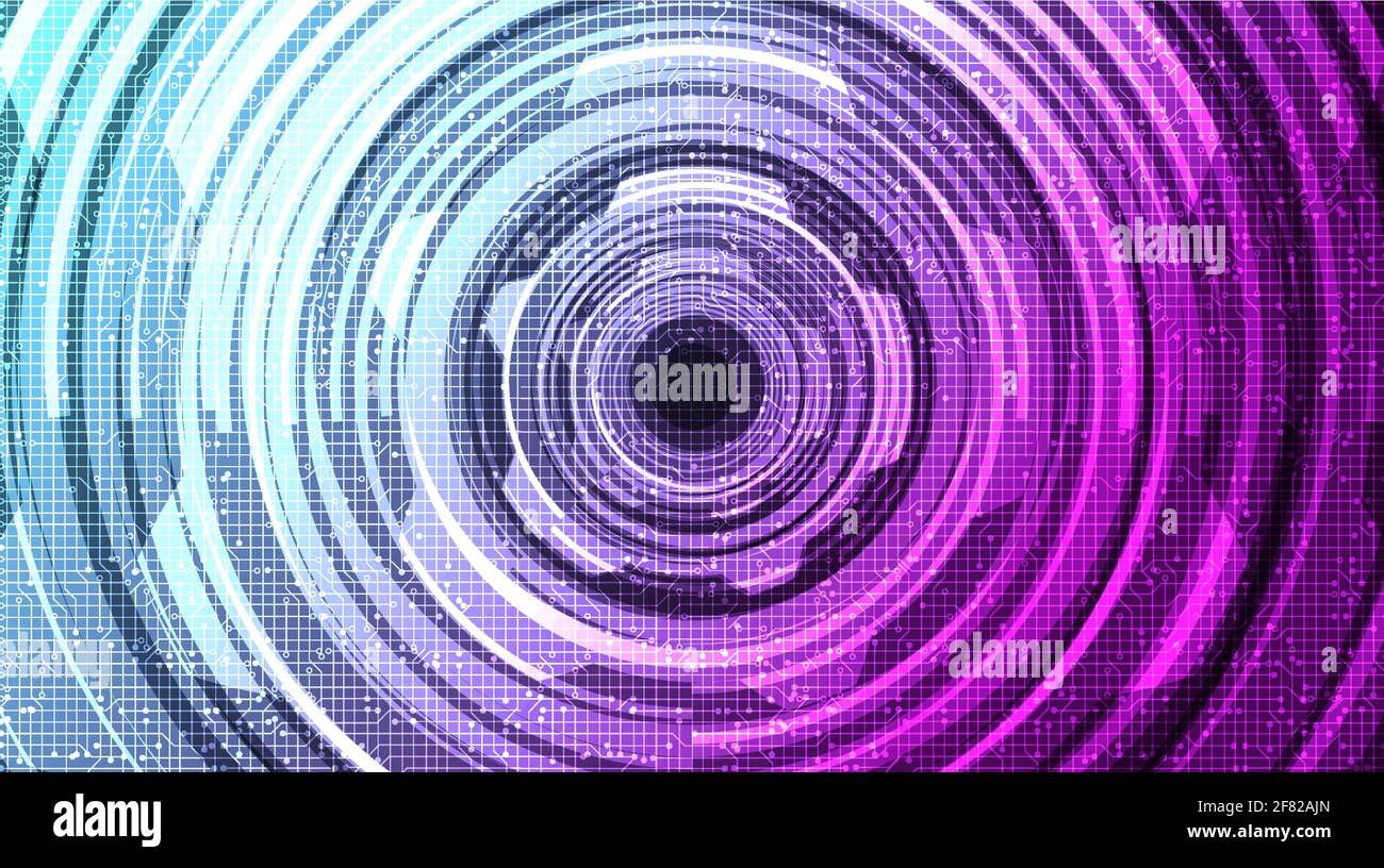 Wallpaper #OIJoQJMB0GiFKesM7cHZ6 Purple Cyber Warp Technology Backgroundhi Tech Digital and Security