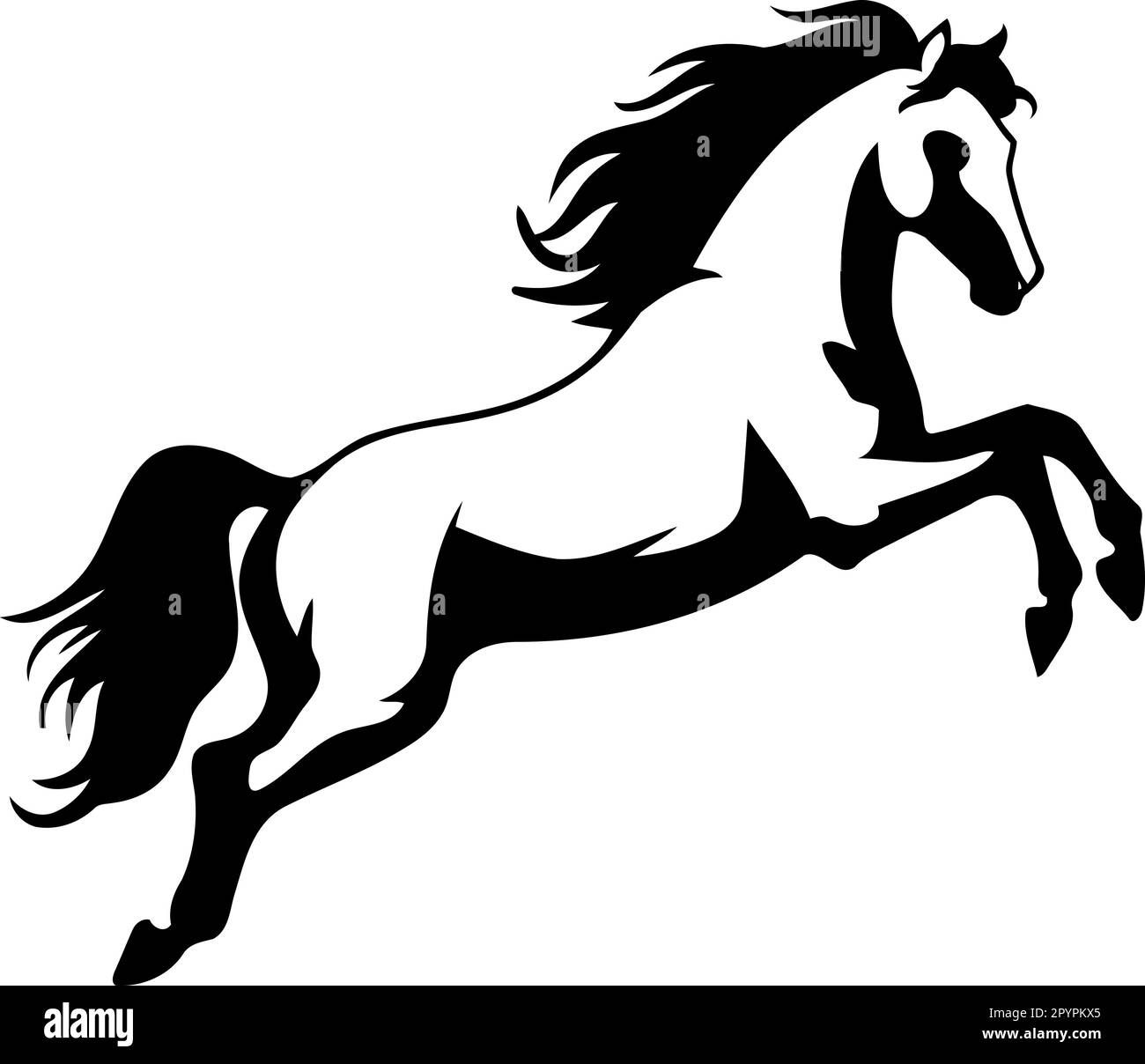 Wallpaper #-2cU-ZIBSpphPi3-KovY340 Rearing Mustang Silhouette