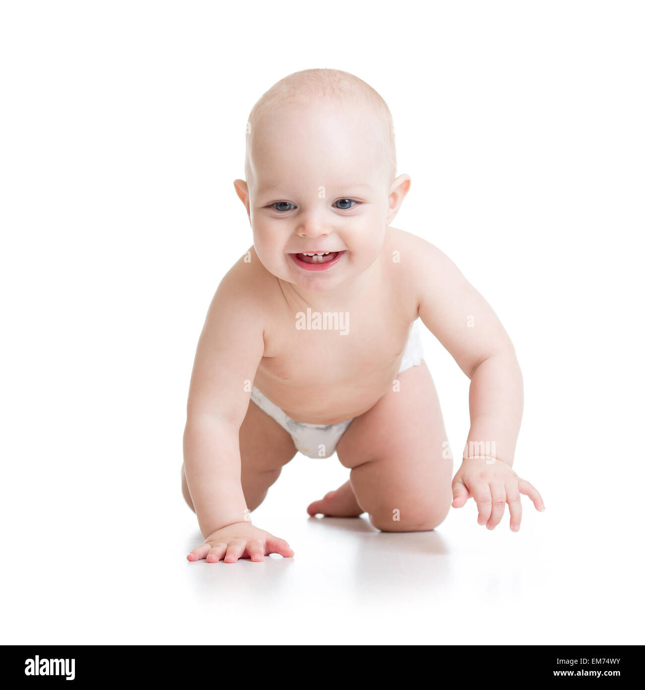 Wallpaper #vmczCZMBSpphPi3-o86c335 Funny Crawling Baby Isolated on White Background Stock Photo Alamy