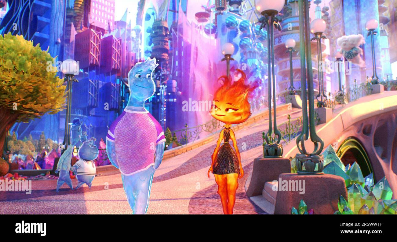 Wallpaper #CHdIKJMB-pgBXx60DKqh12 Elemental from Left Wade Voice Mamoudou Athie Ember Voice Leah