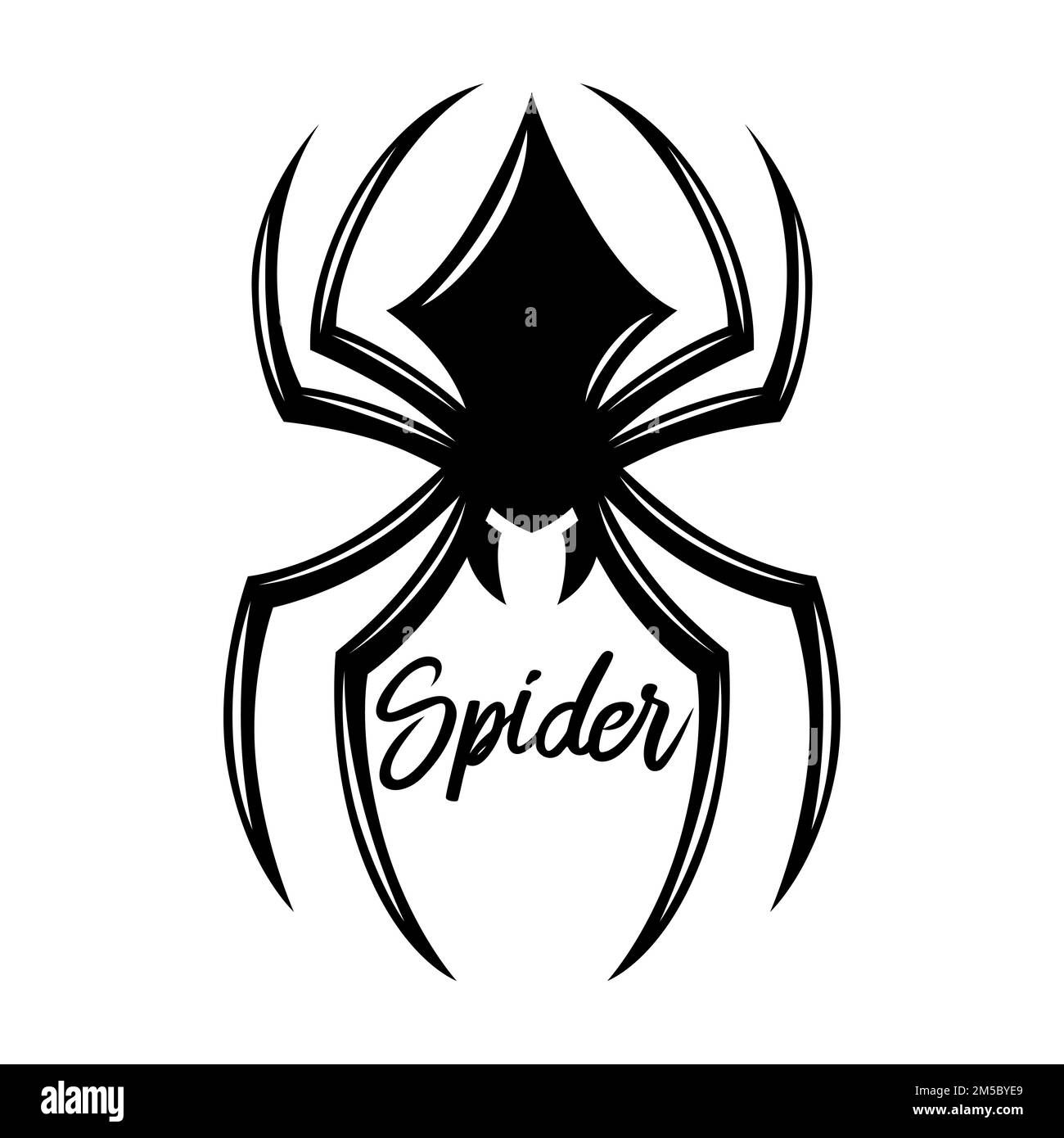 Wallpaper #ofRpOpMBKFX8bn3r03iL30 Modern Poisonous Black Spider Logo Stock Vector Image Art Alamy