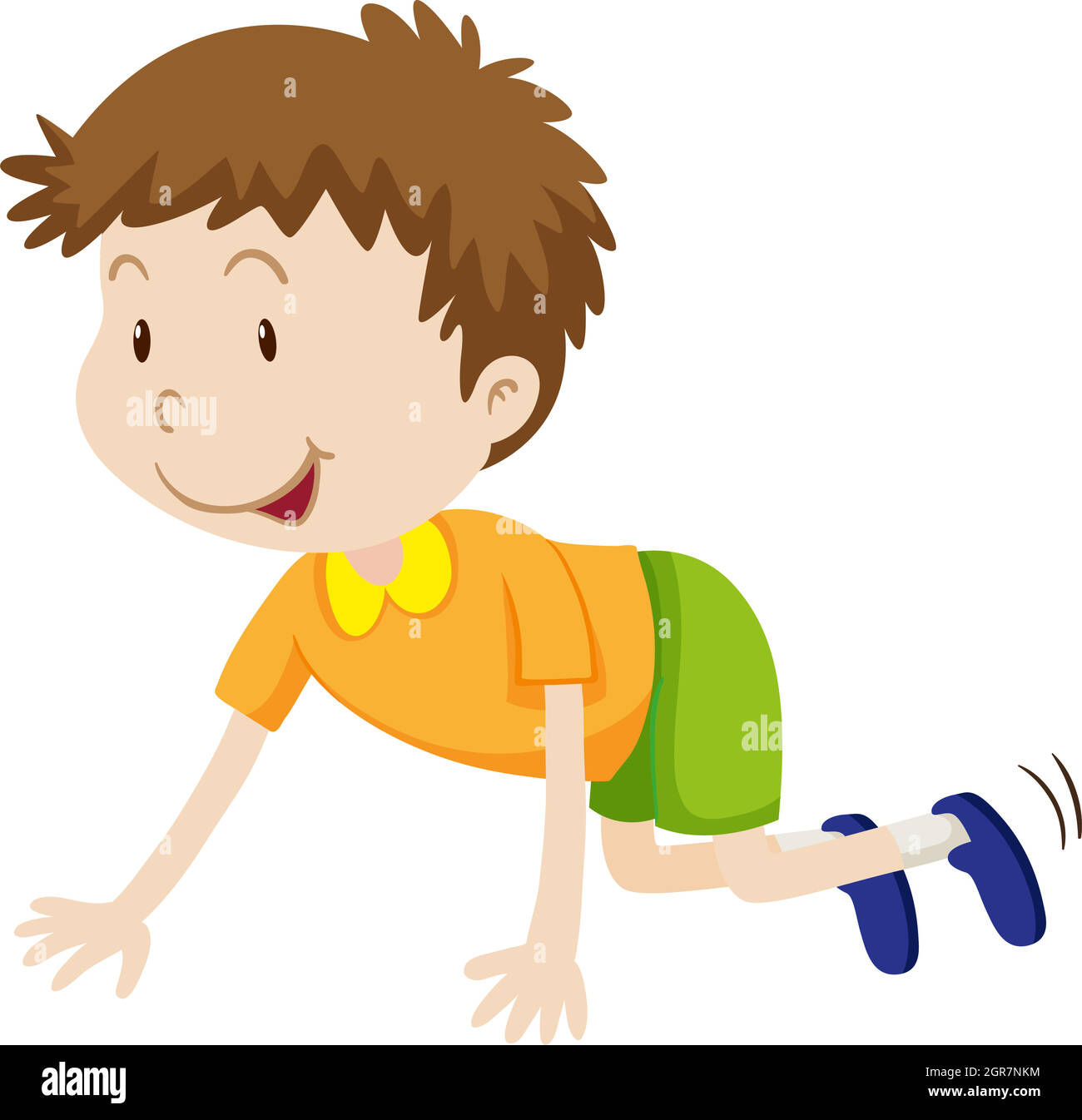 Wallpaper #vmczCZMBSpphPi3-o86c27 Boy Child Crawling Floor Stock Vector Images Alamy